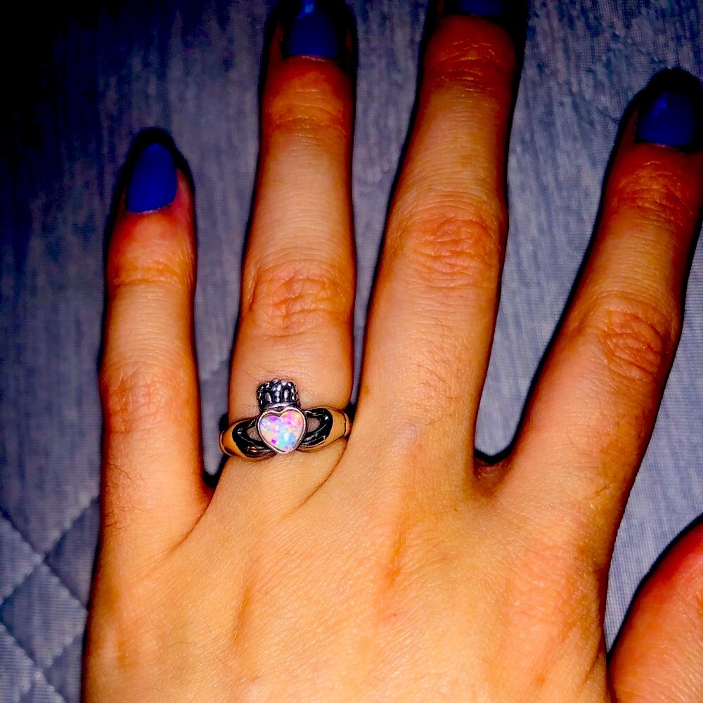 OPAL CLADDAGH RING